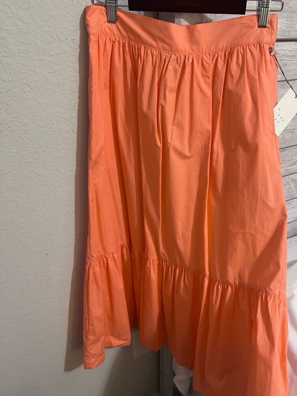 A New DayCoral Tiered Midi Skirt